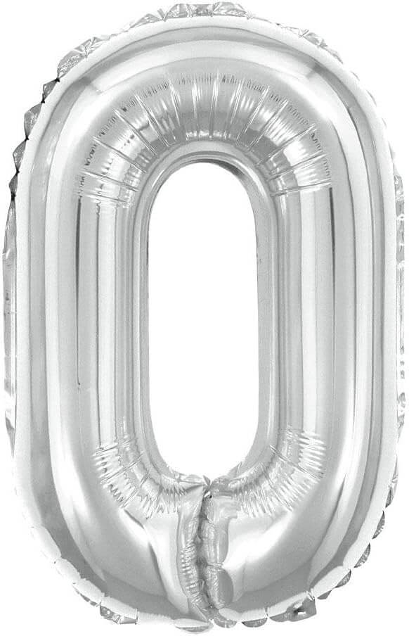 Balões de Números Metalizados 40cm