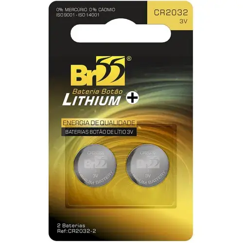 Bateria Botão Lithium CR2032