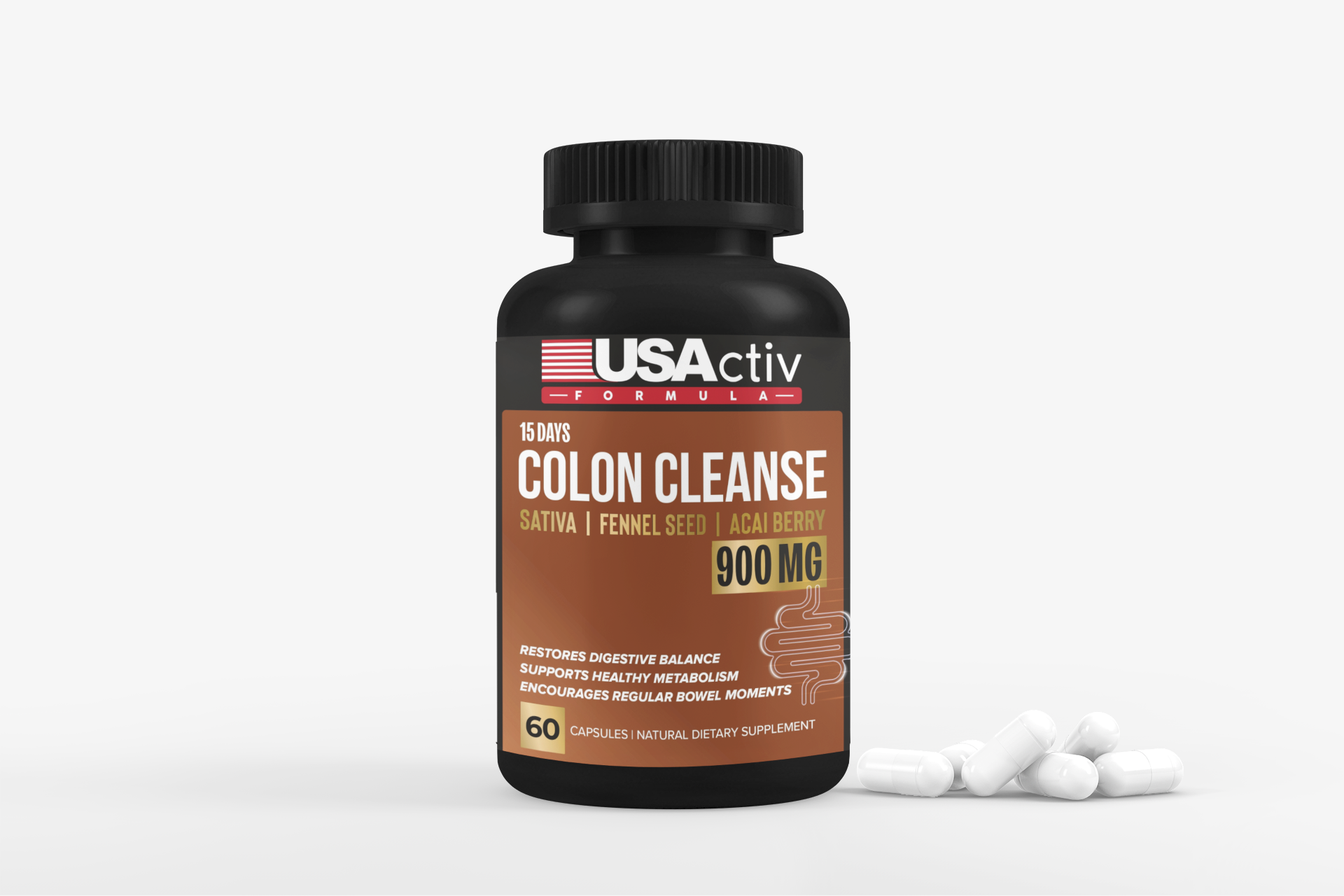 Colon Cleanse 900mg Supplement