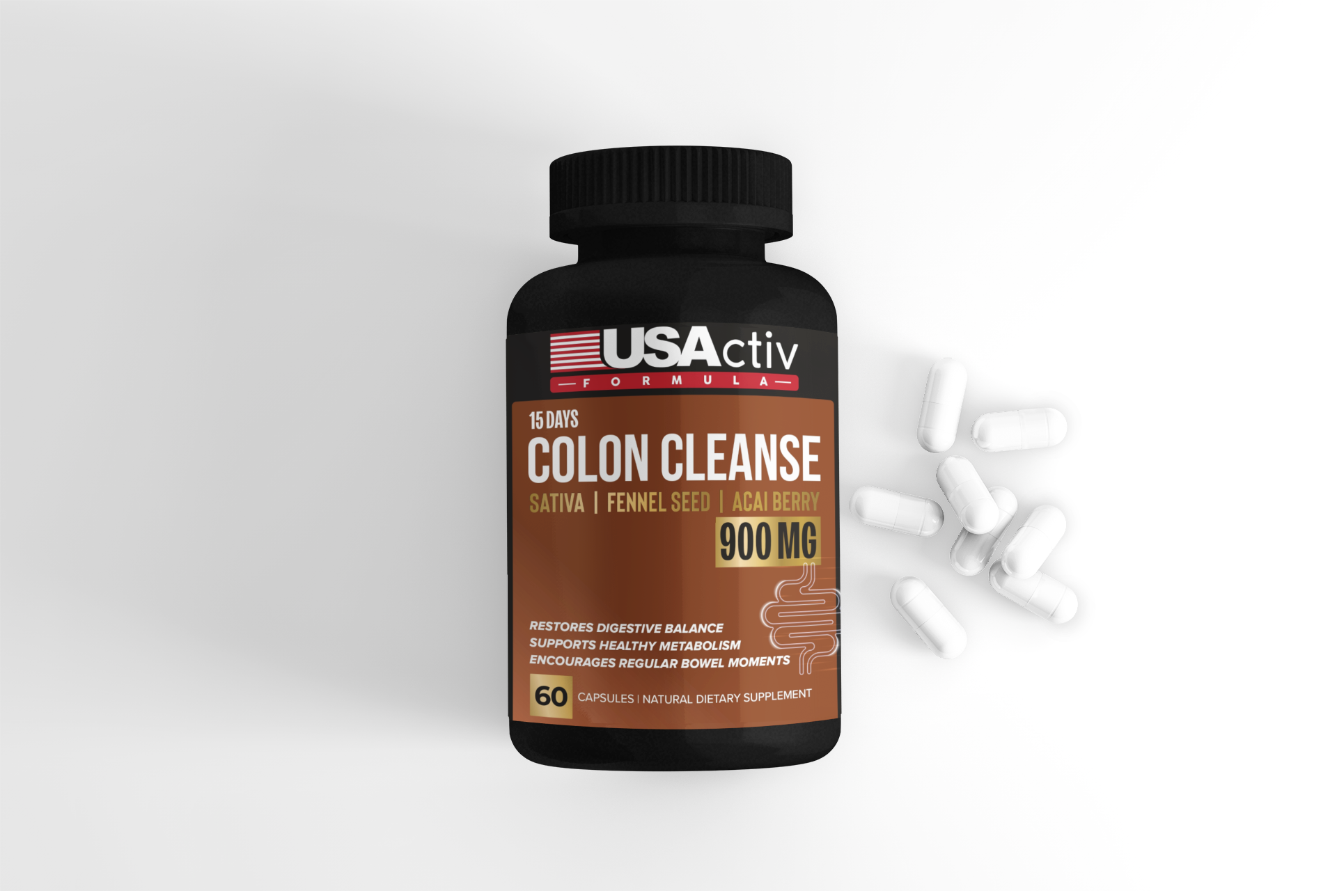 Colon Cleanse 900mg Supplement