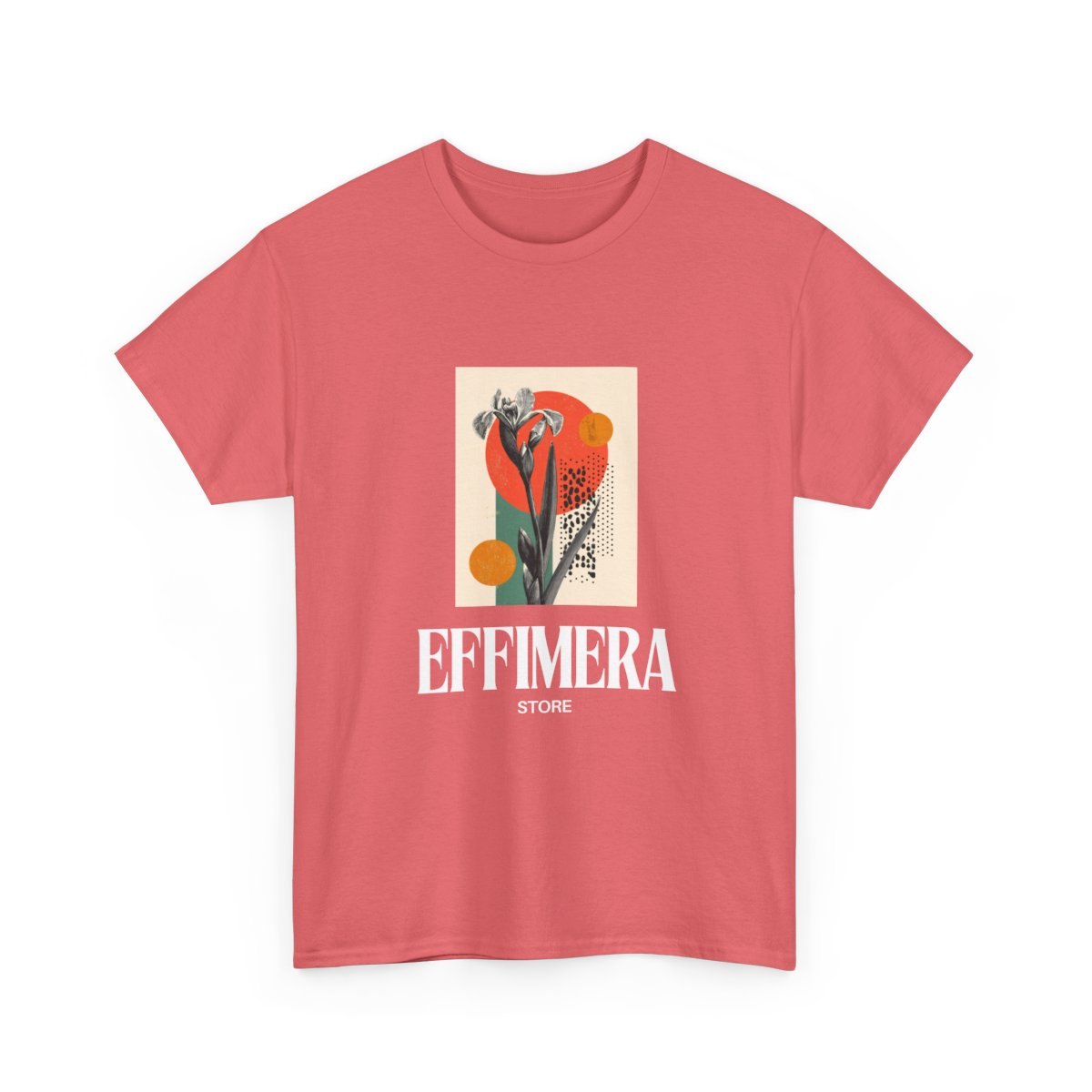 Effímera Floral Art Camiseta