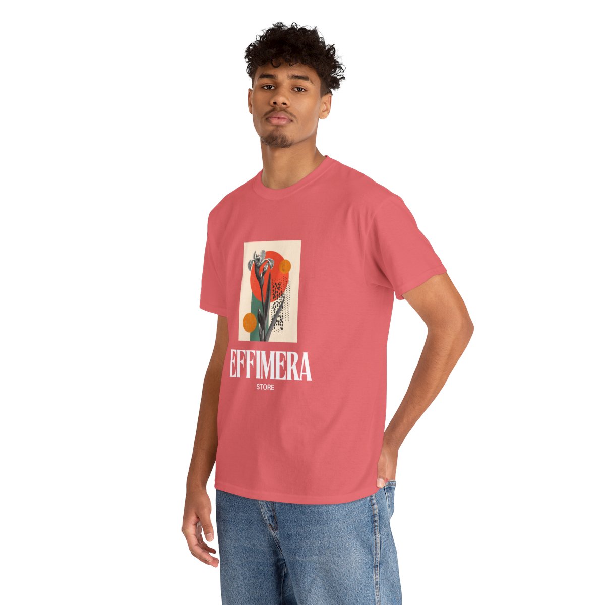 Effímera Floral Art Camiseta