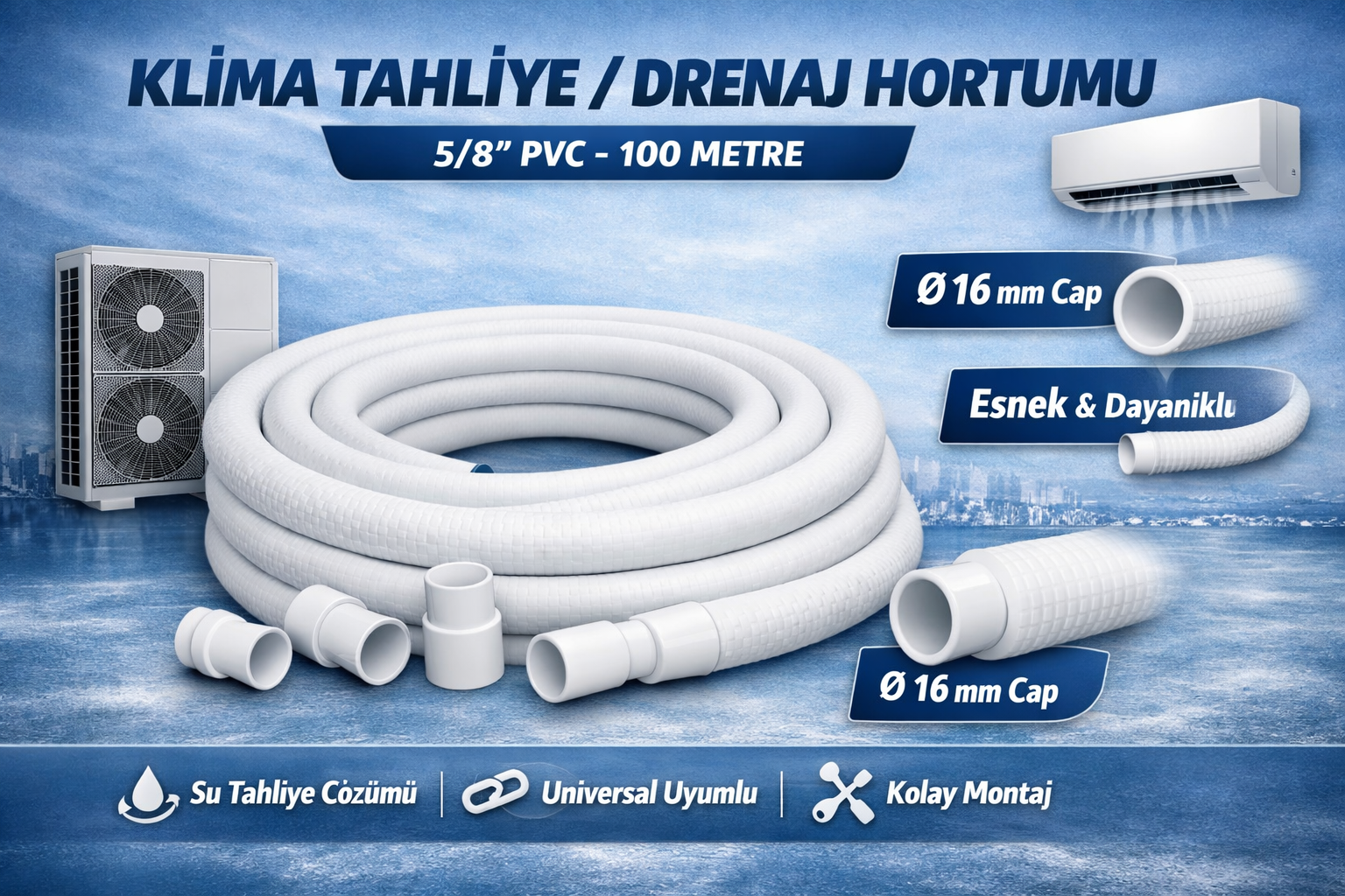 Klima Su Tahliye / Drenaj Hortumu