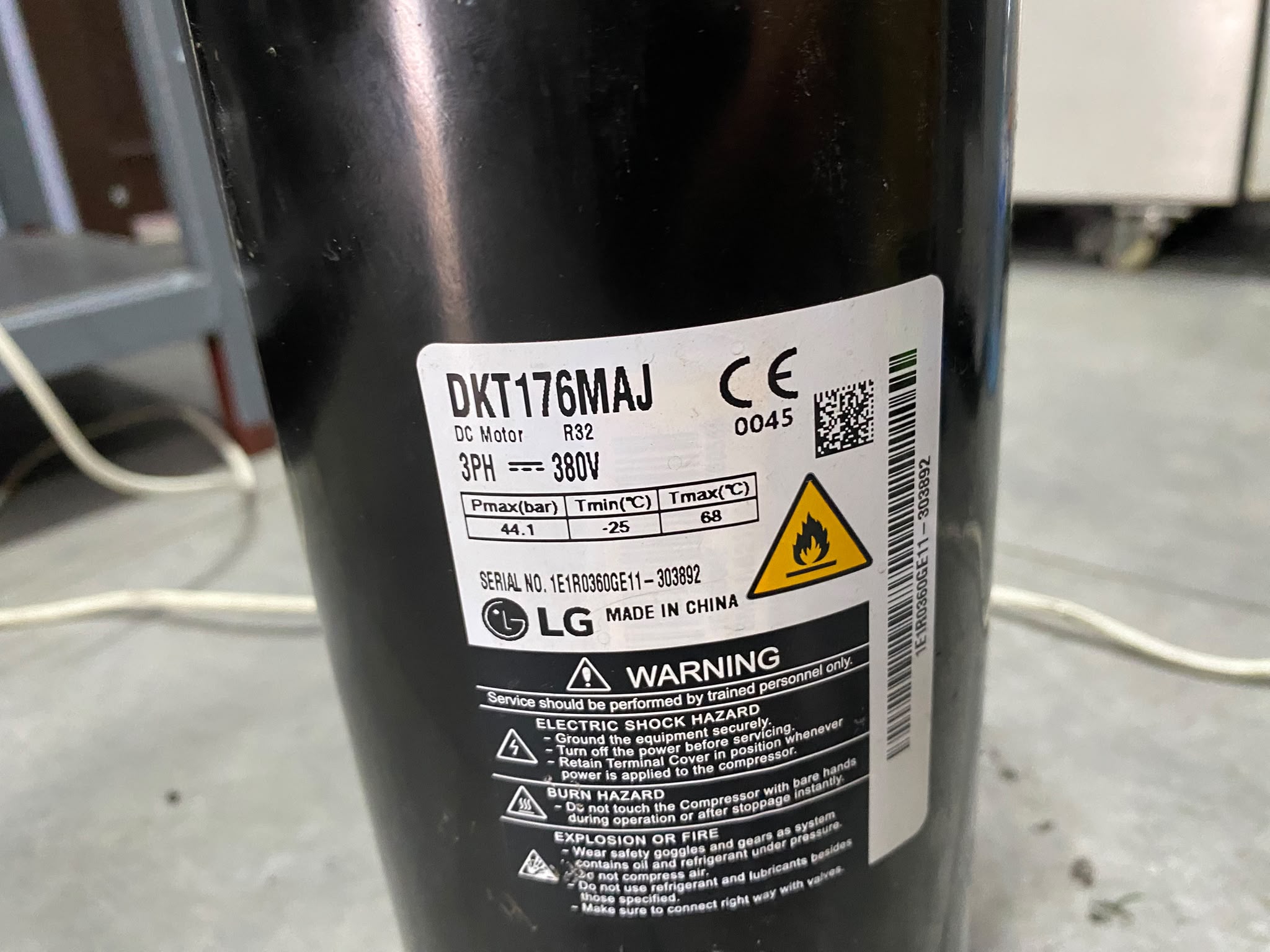 LG DKT176MAJ DC Inverter Rotary Klima Kompresörü | Orijinal LG