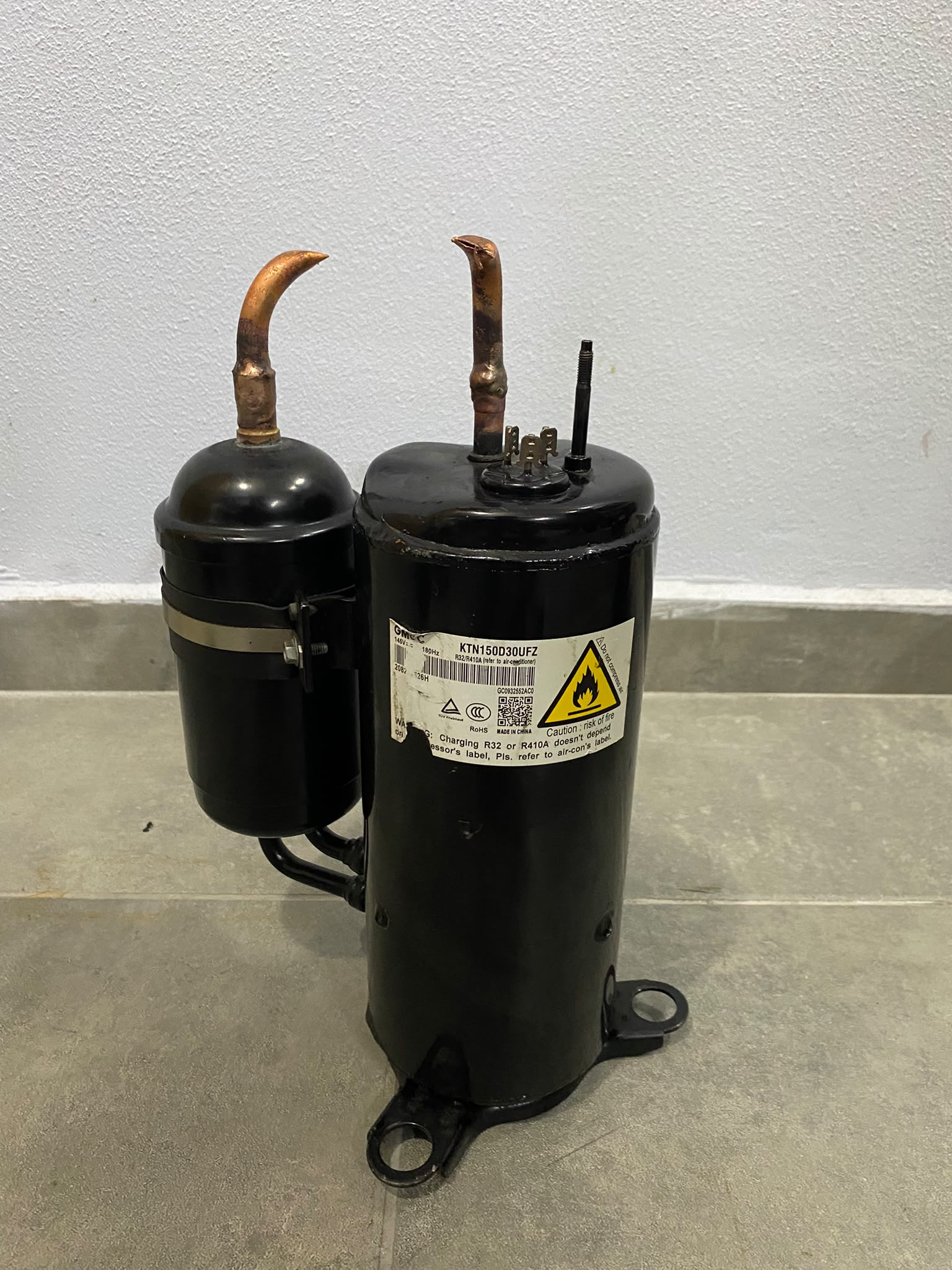 GMCC KTN150D30UFZ DC Inverter Rotary Klima Kompresörü | Orijinal Yedek Parça