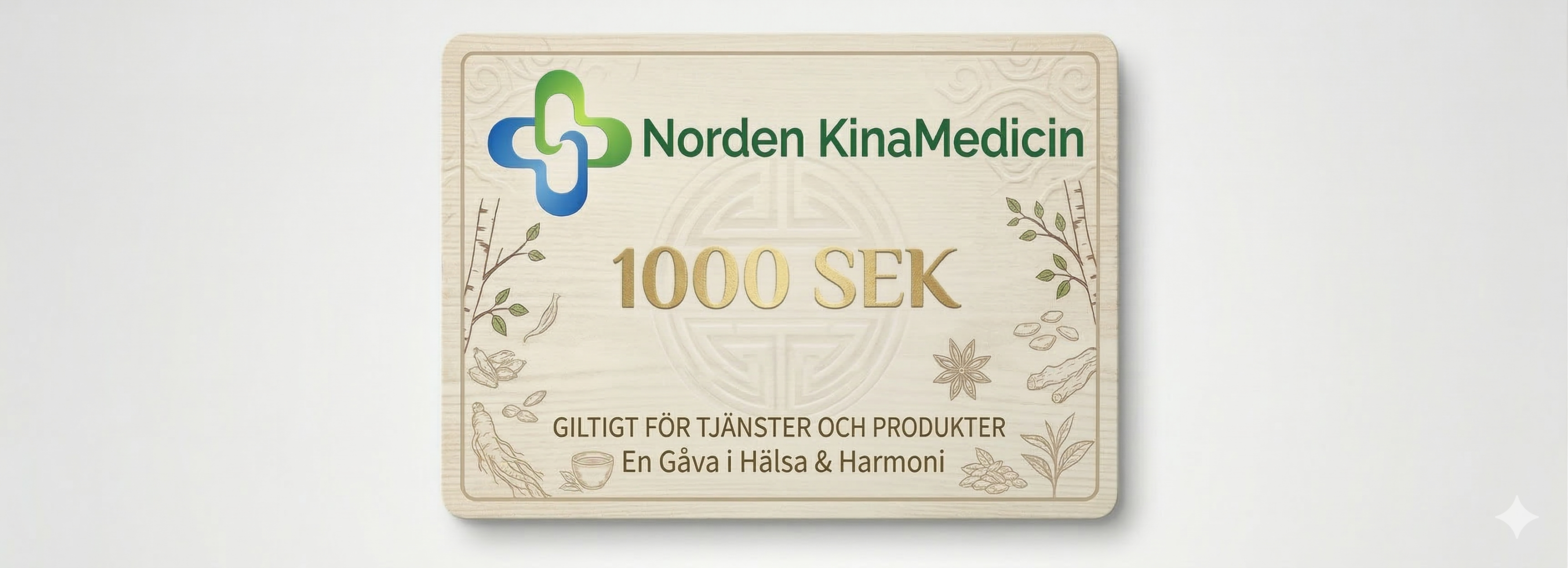 Digitalt Presentkort – Ge bort hälsa & välmående