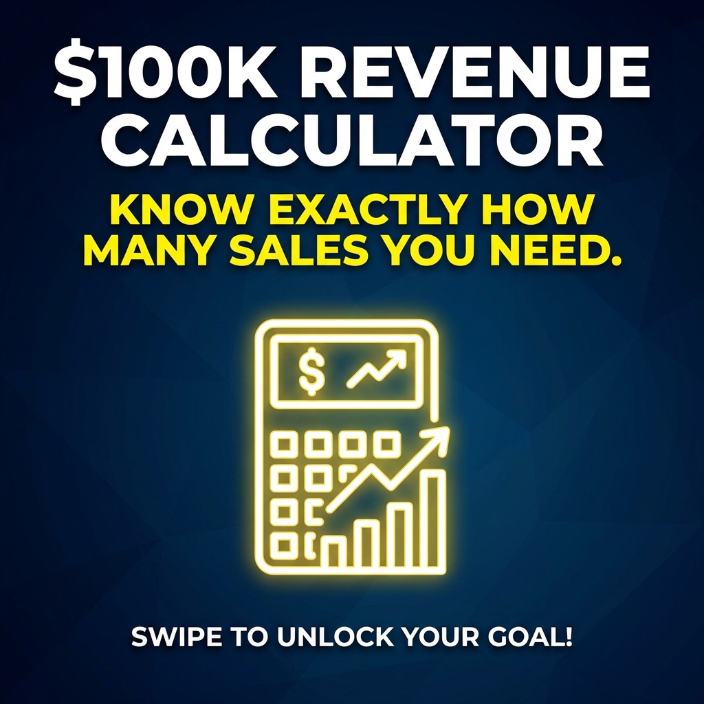 $100K Revenue Calculator: Know Exactly How Many Sales You Need