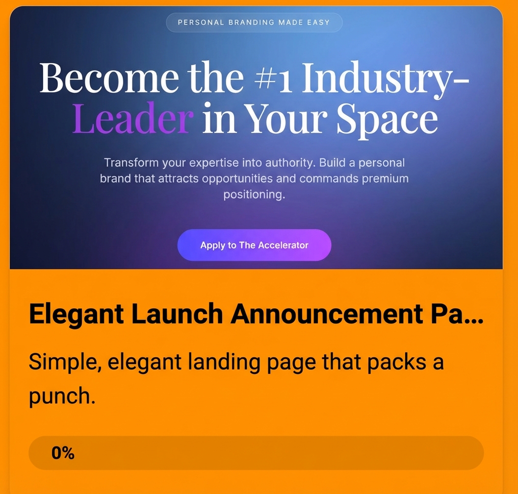 Ultimate Product Launch Landing Page Prompt - Best on Lovable
