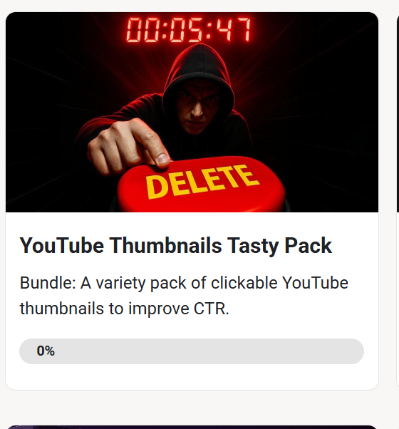 YouTube Thumbnails Tasty Pack