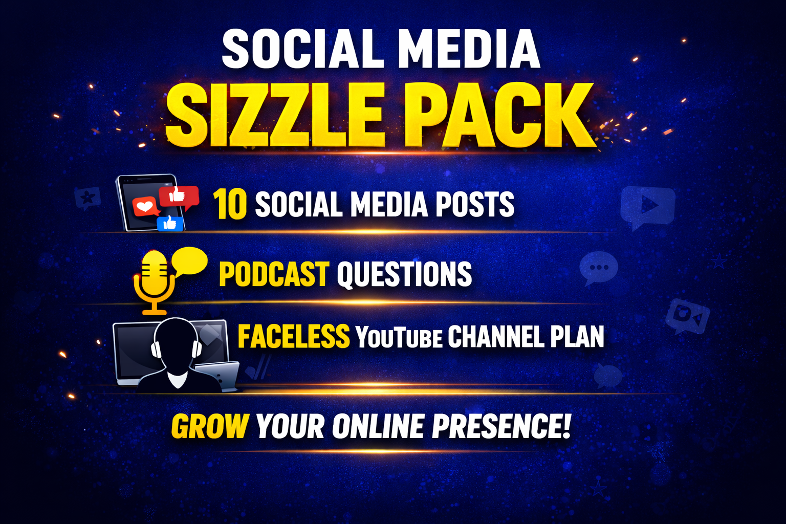 Social Media Sizzle Pack