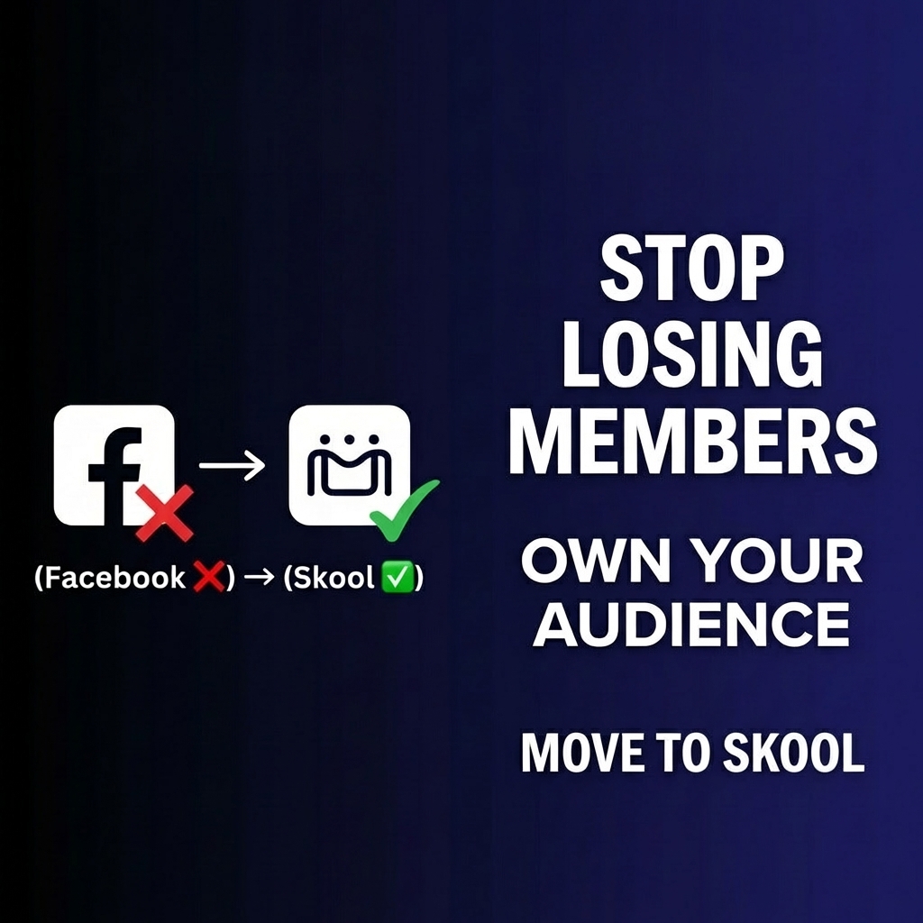 Move Your Facebook Group to Skool (Without Losing Members)