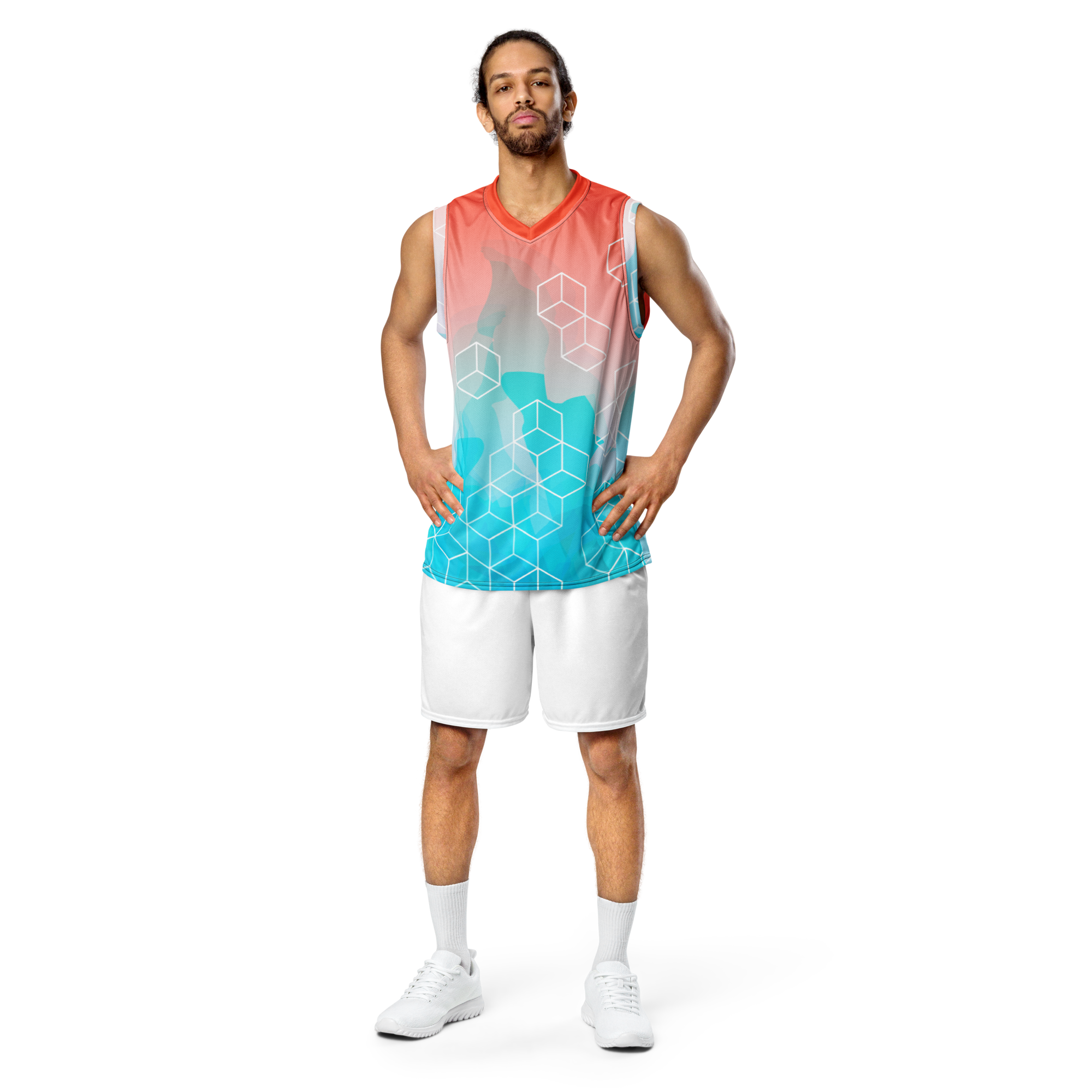 Recycled unisex basketball PRIMORDIALdrip Jersey