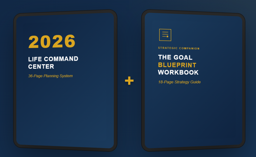2026 Life Command Center + Goal Blueprint Workbook