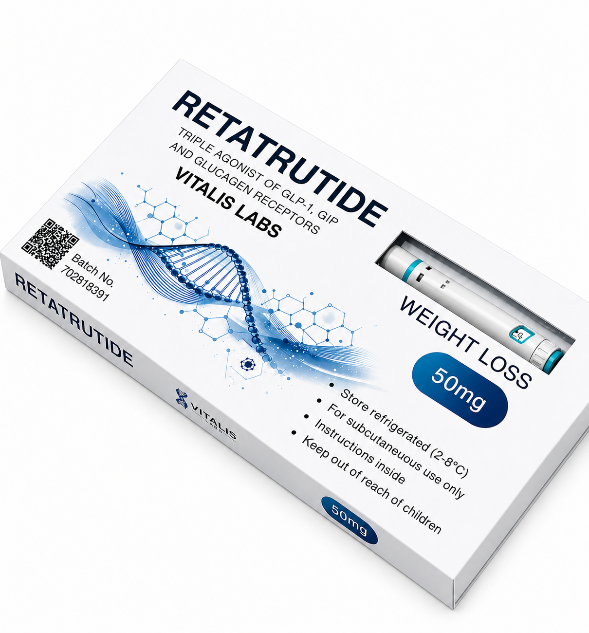 RETATRUTIDE 50mg auto inject pen kit