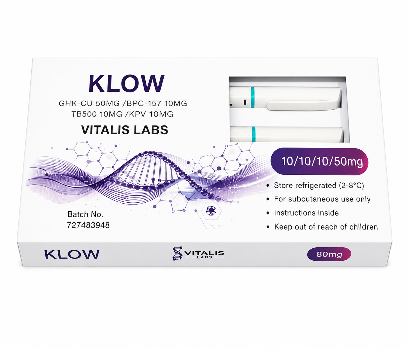 KLOW 80mg Auto inject pen kit