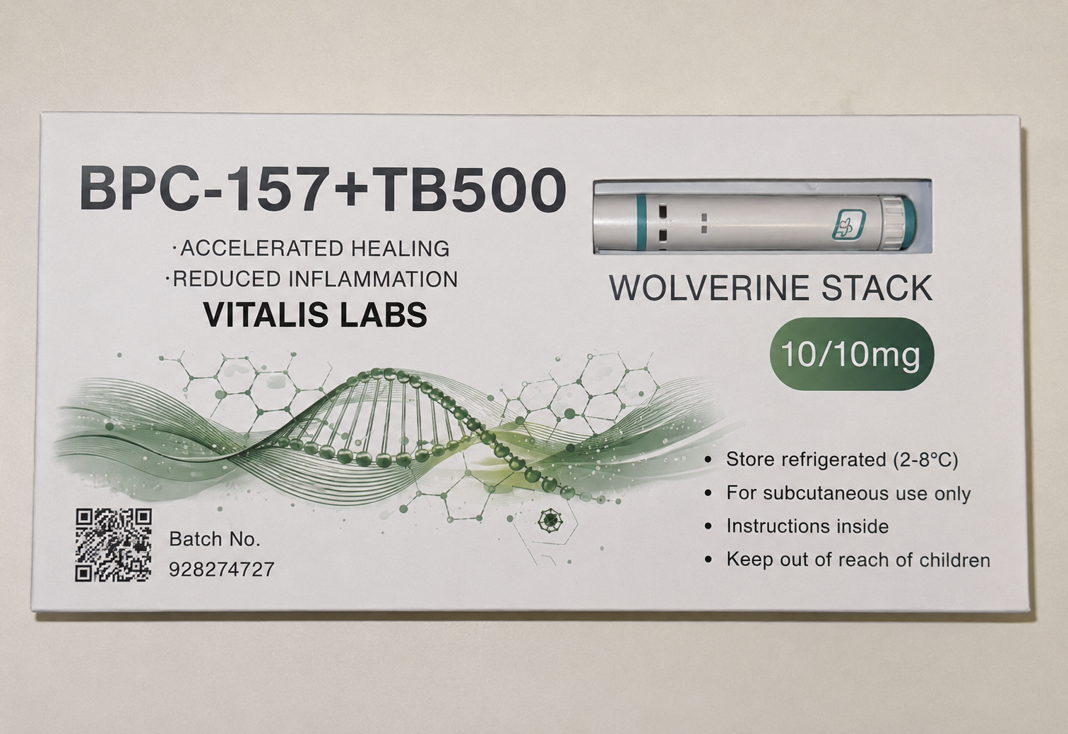 BPC-157 + TB500 20mg auto inject pen kit