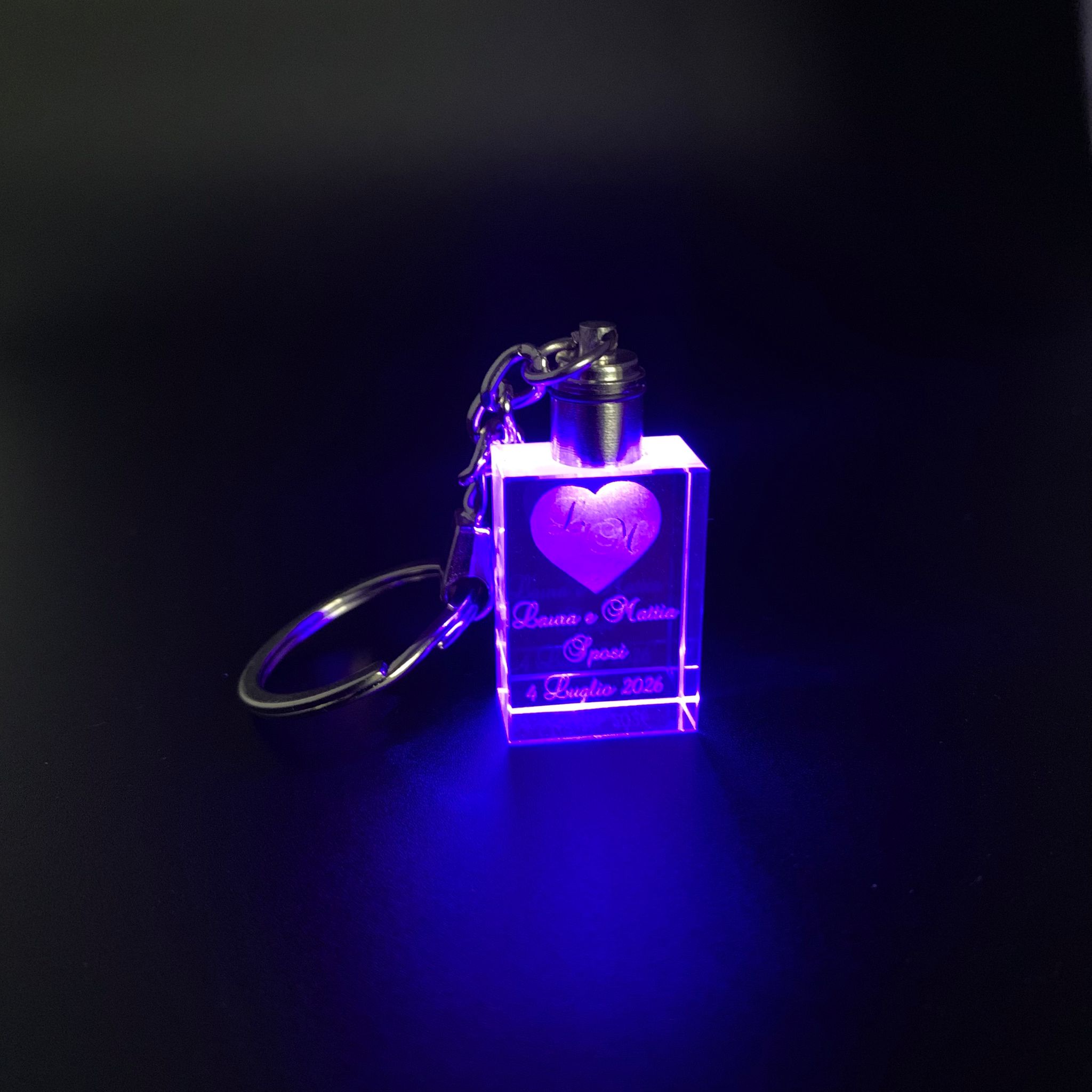 Portachiavi Personalizzato Inciso