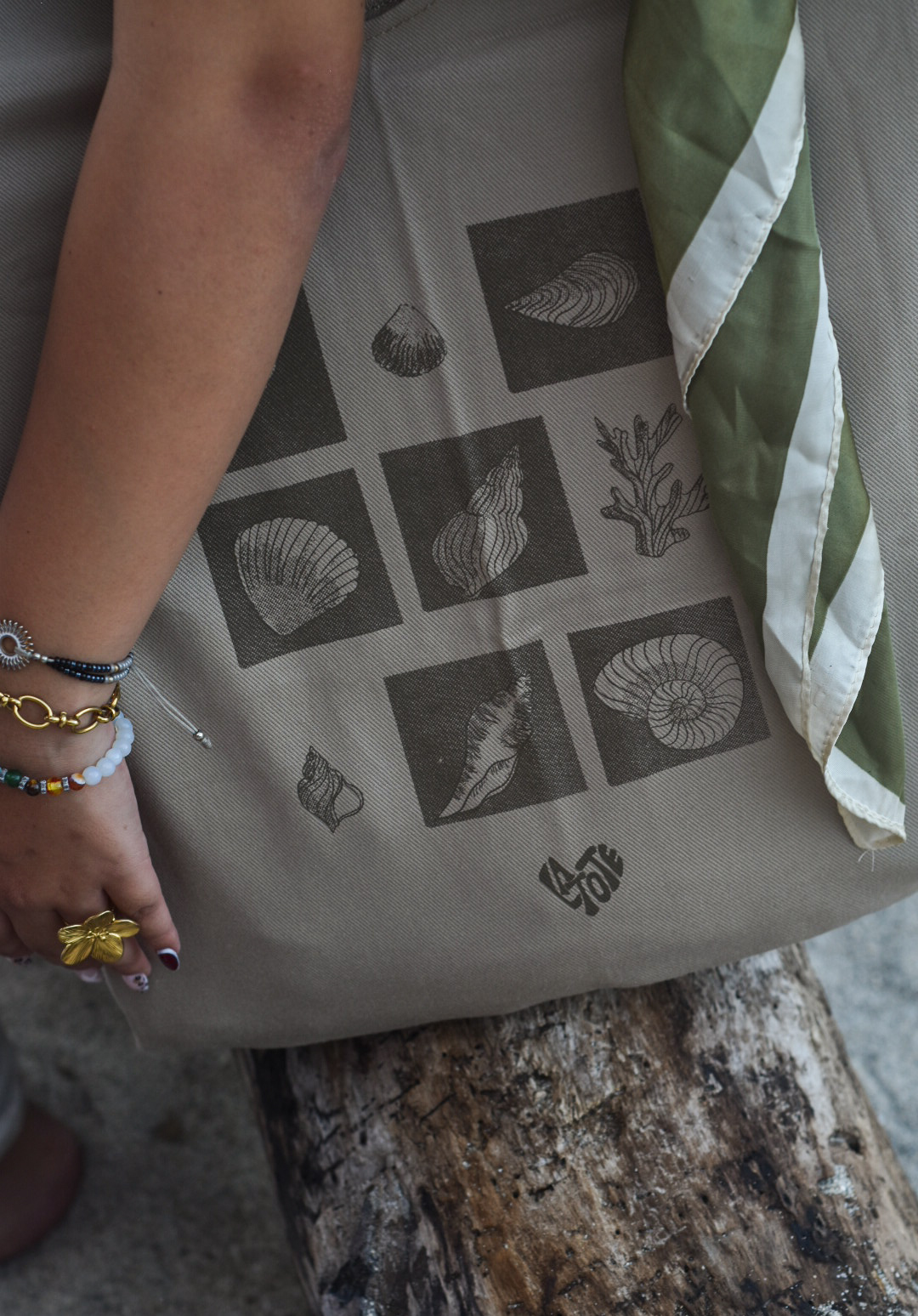 Tote bag Conchitas Beige