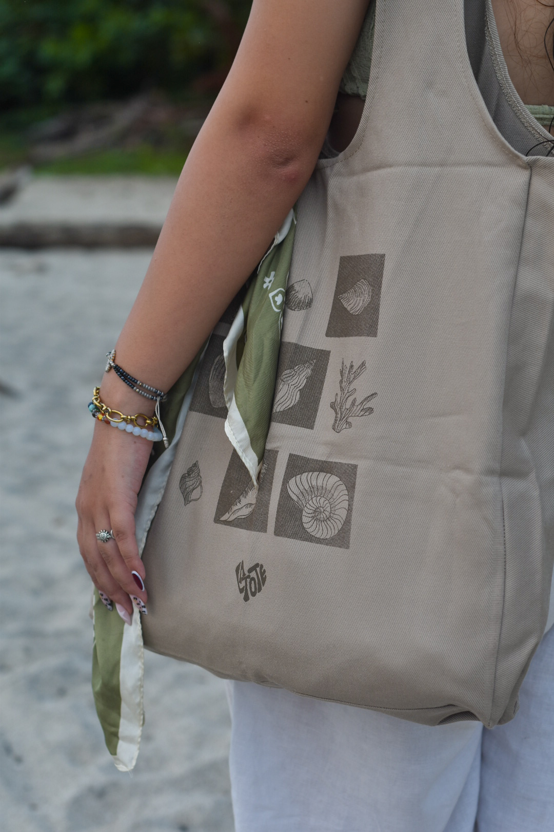 Tote bag Conchitas Beige