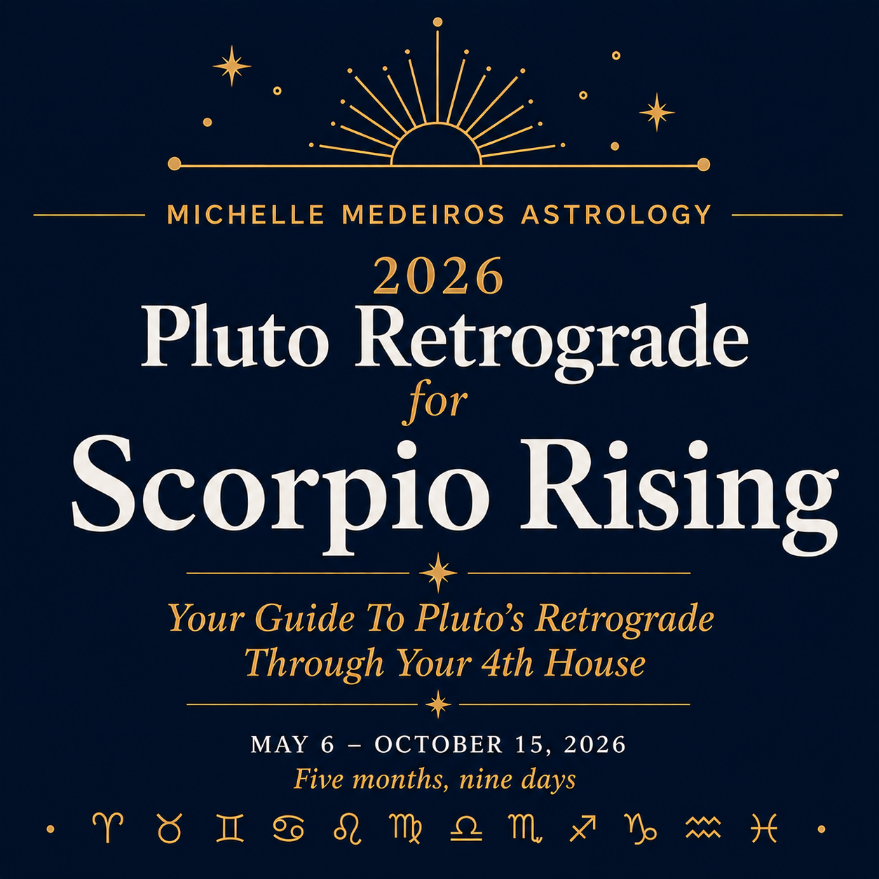 2026 Pluto Retrograde in Aquarius — Scorpio Rising