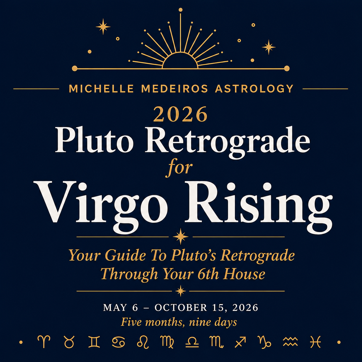 2026 Pluto Retrograde in Aquarius — Virgo Rising