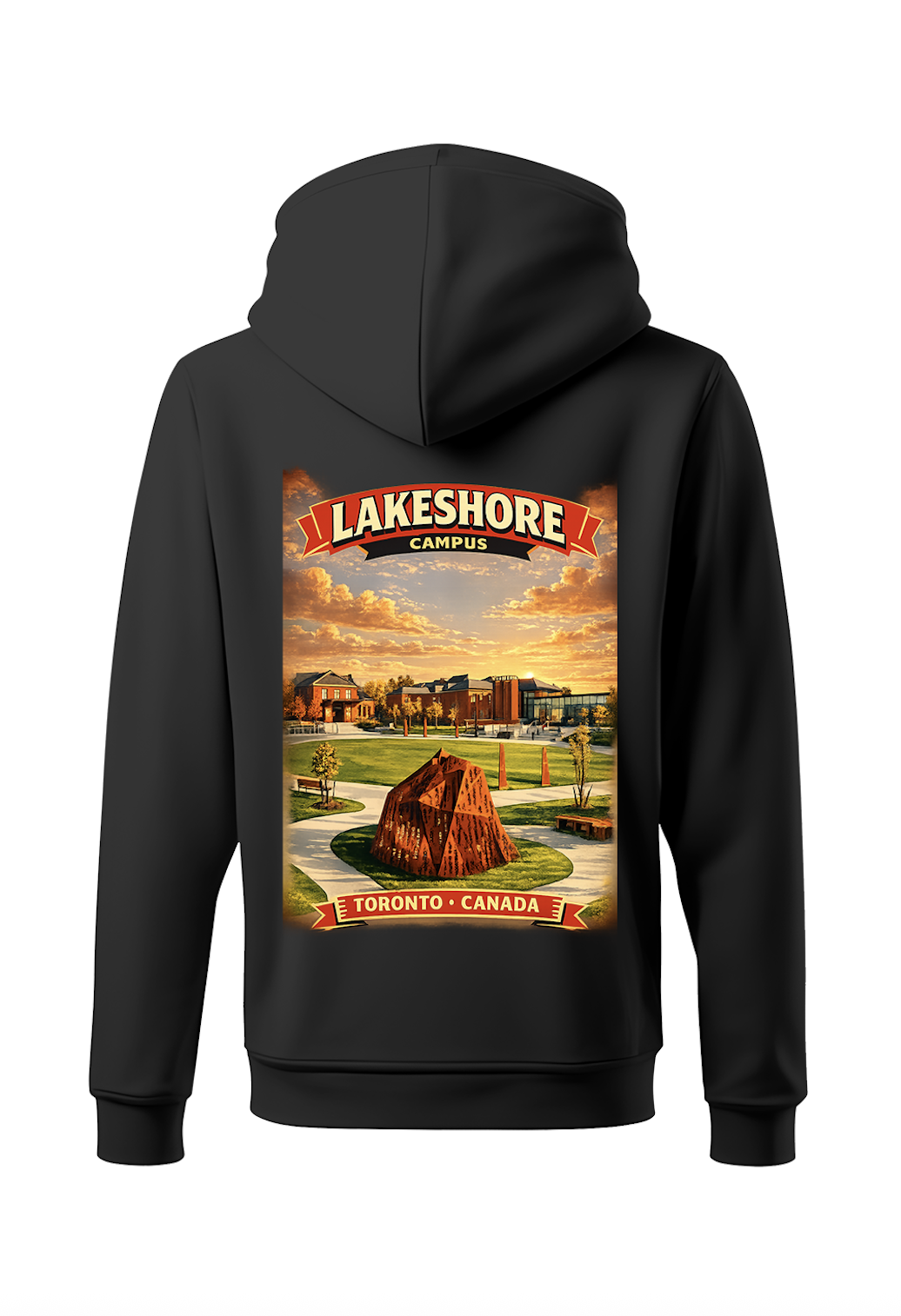 Retro Lakeshore Campus Hoodie 2