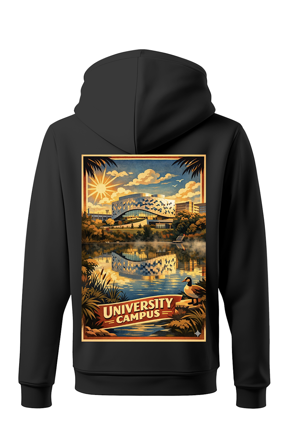 Retro York Campus Hoodie 2