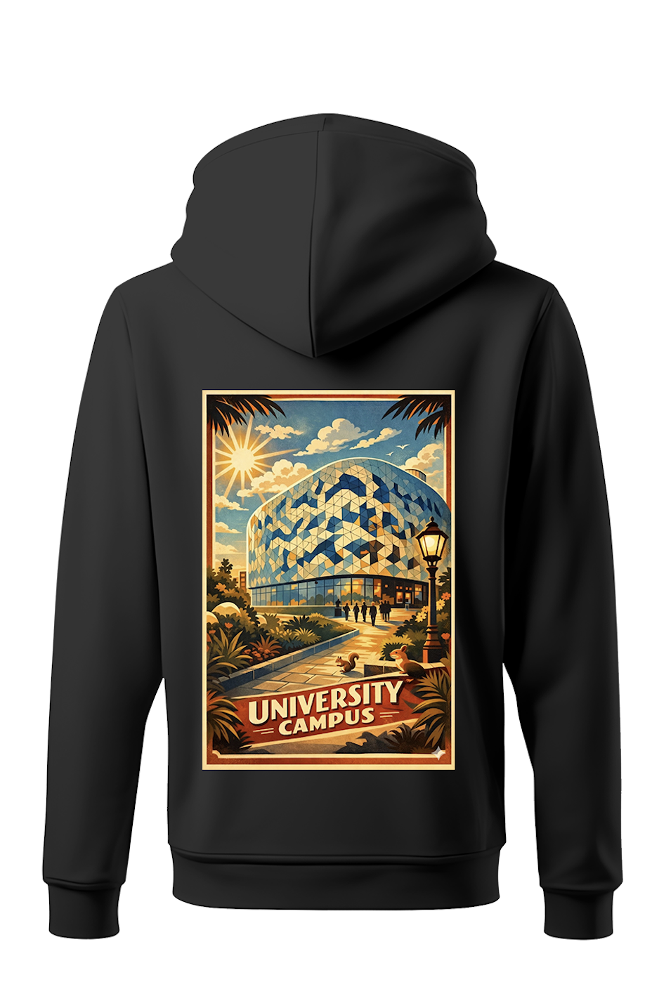 Retro York Campus Hoodie 1