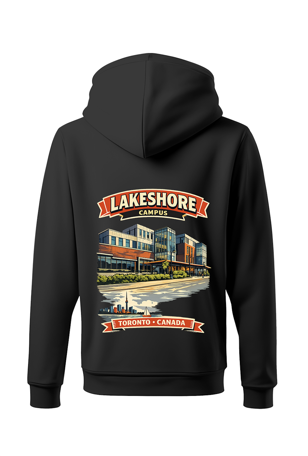 Retro Lakeshore Campus Hoodie 1