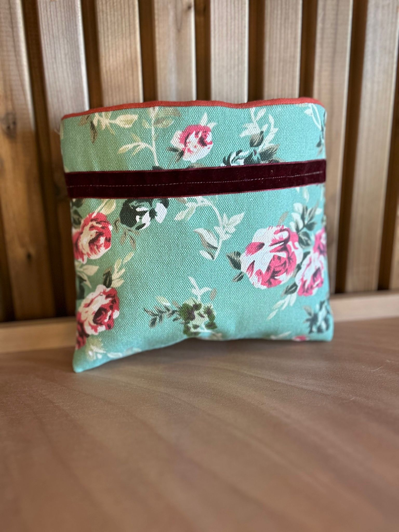 Carteira de Tecido Floral