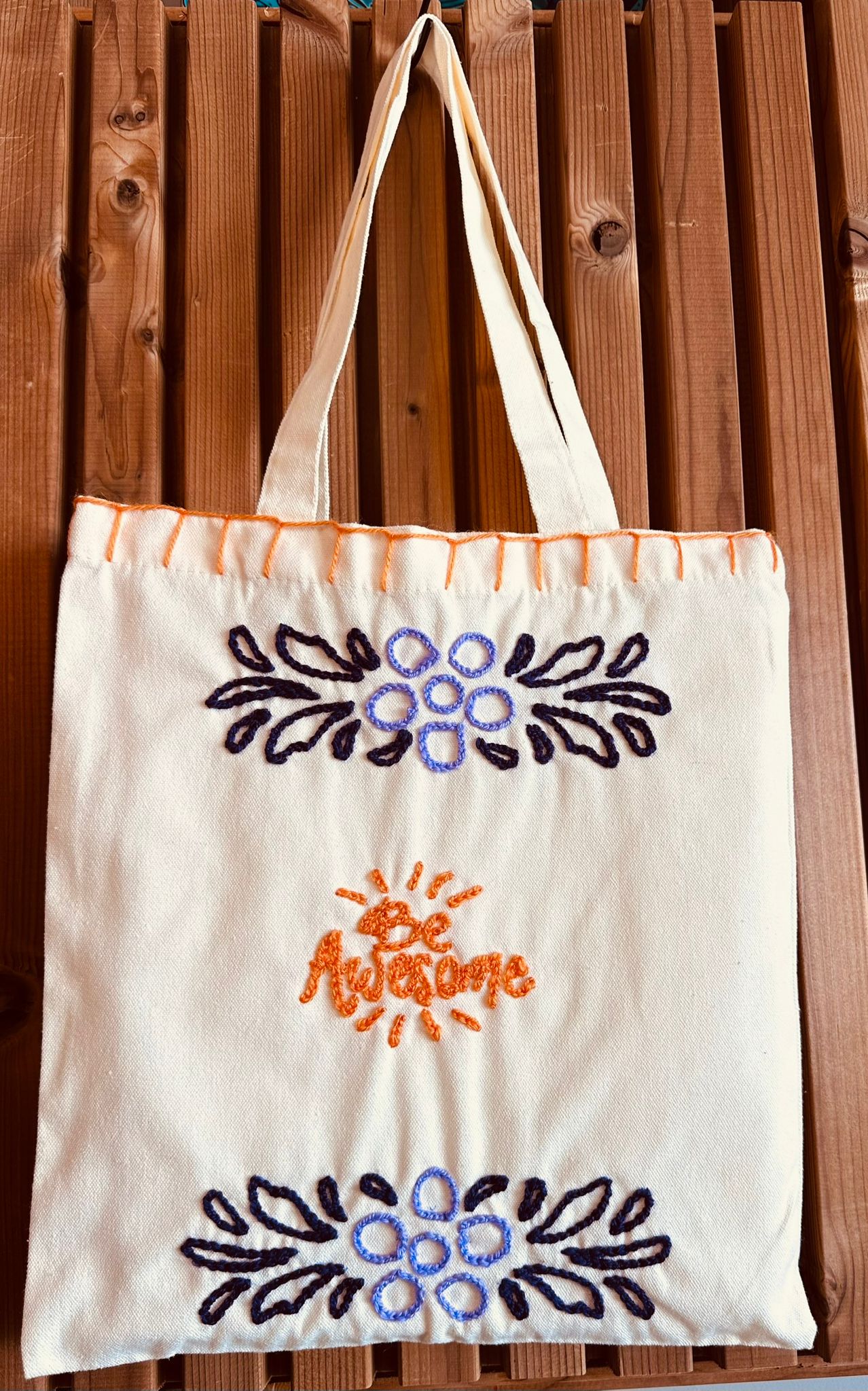 Saco de algodão "Be Awesome"