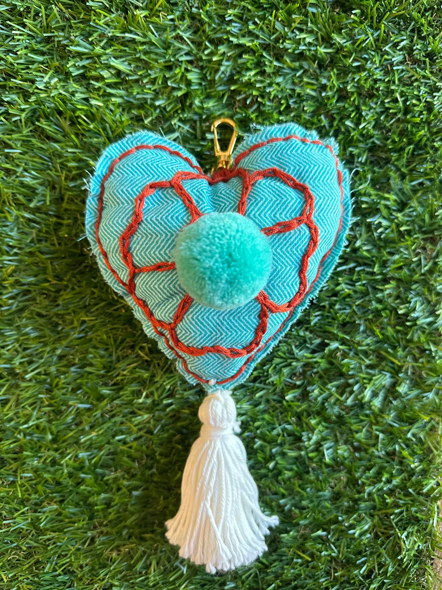 Chaveiros de Coração Artesanais