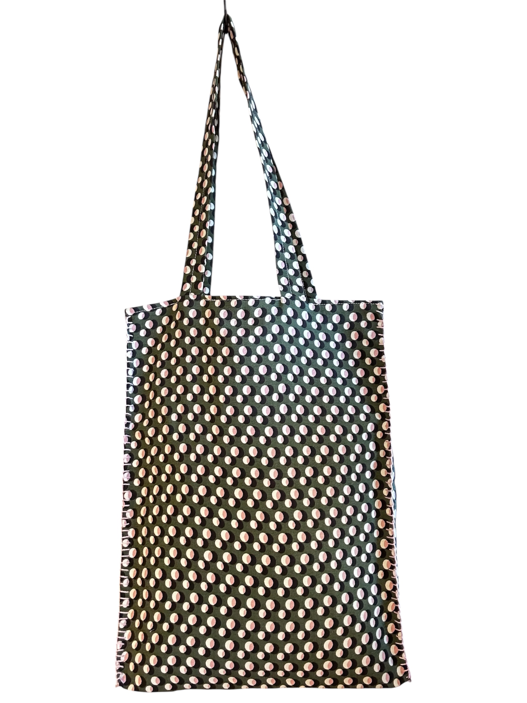 Saco em tecido Bolas.