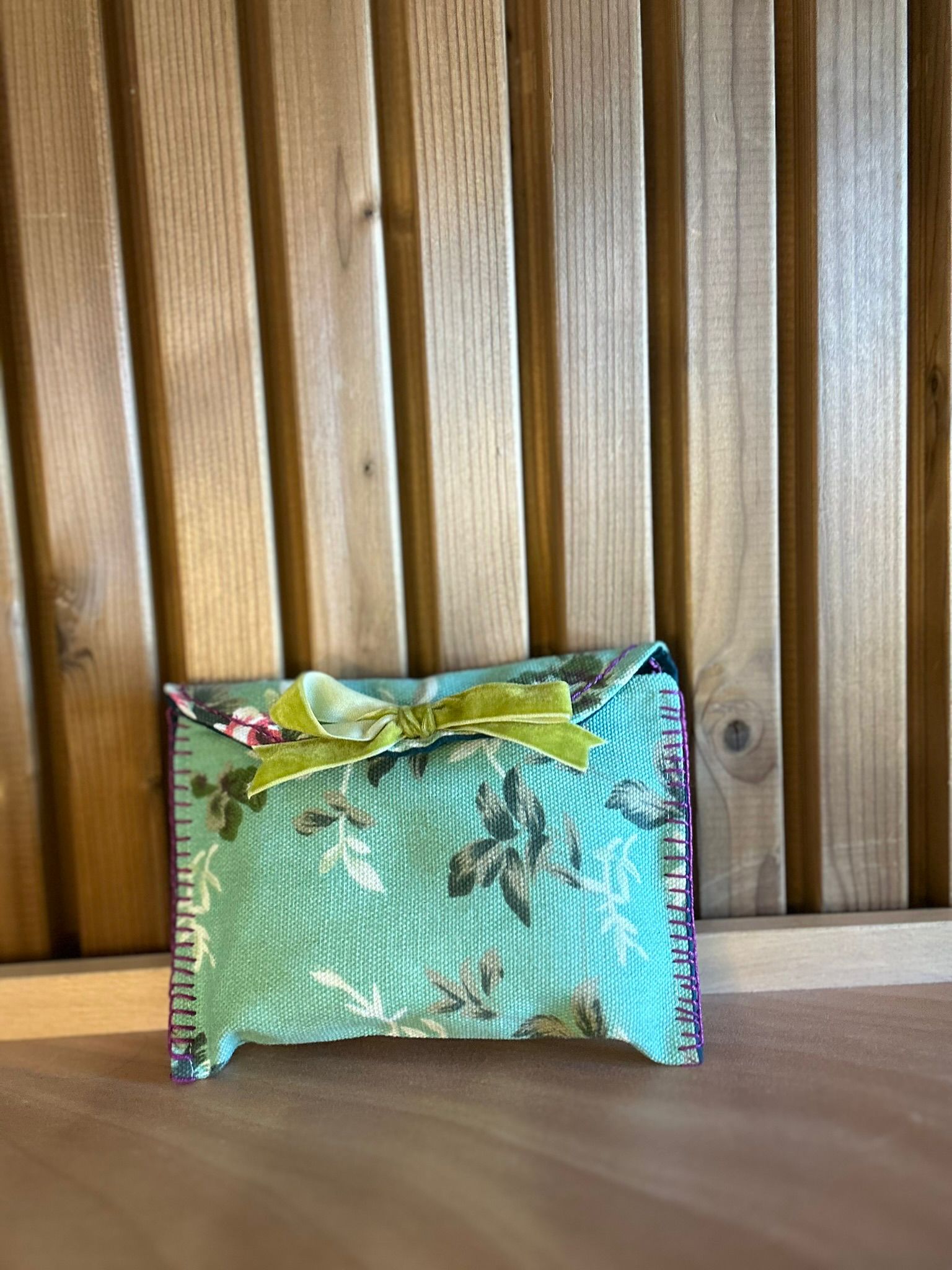 Carteira de Tecido Floral