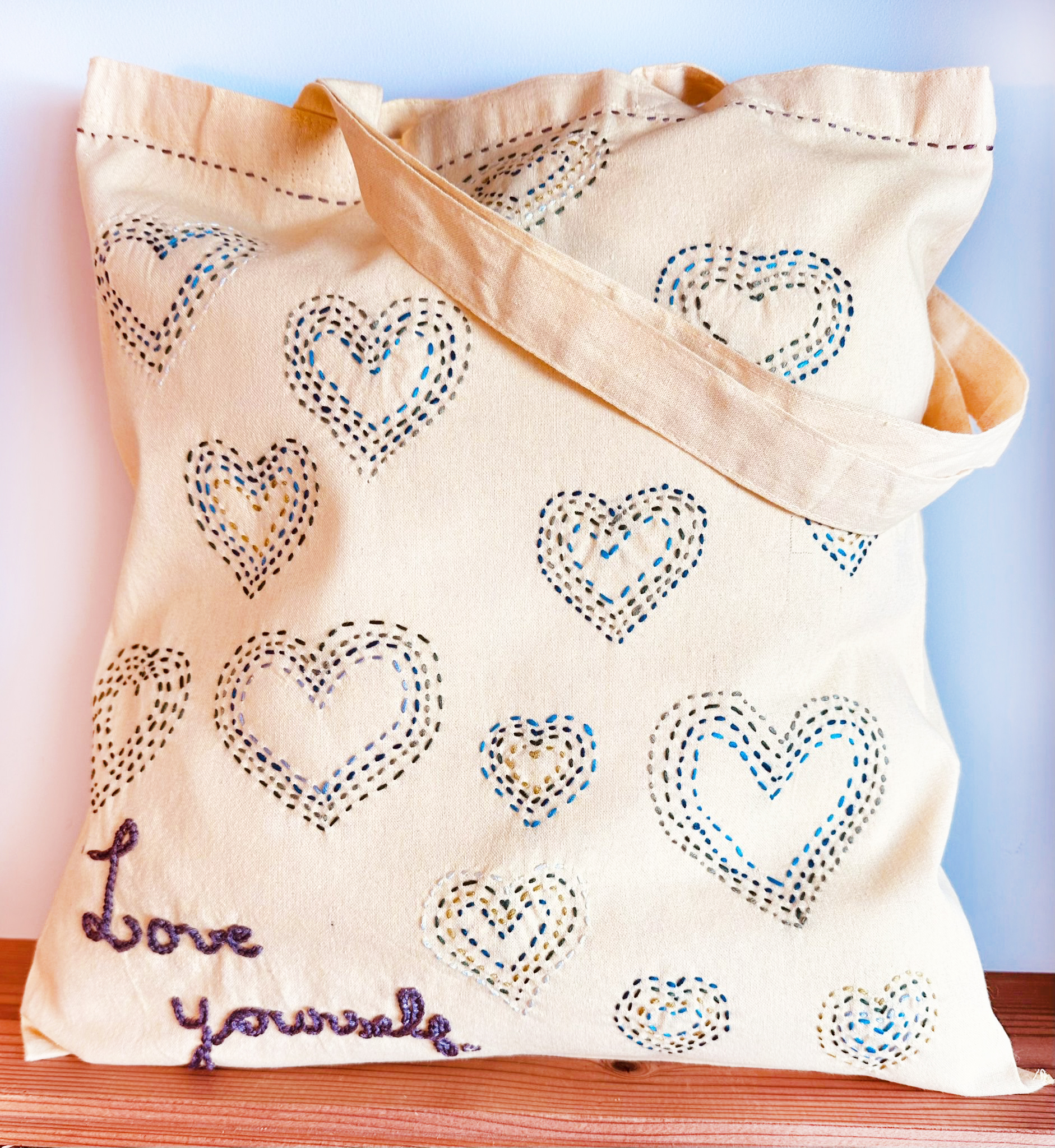 Saco de algodão "Love Yourself