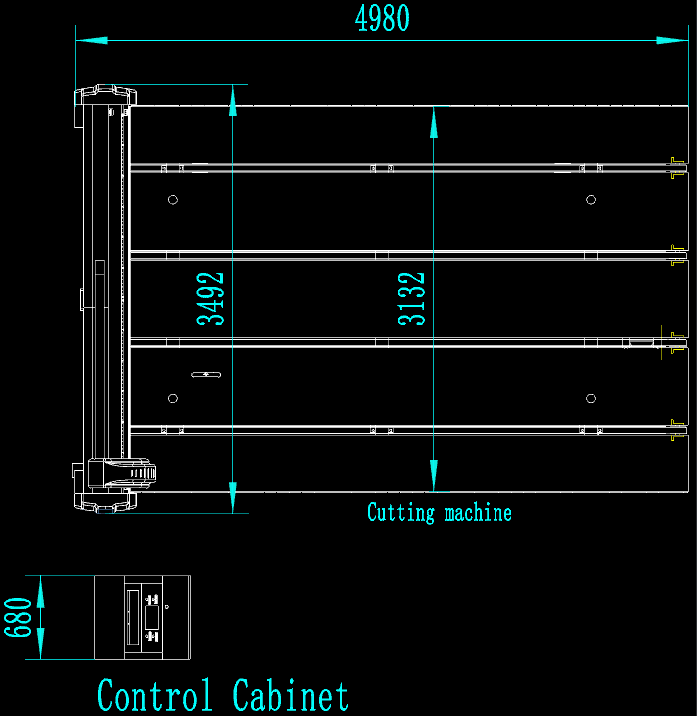 Mesa de Corte Fixa com Correia 4828