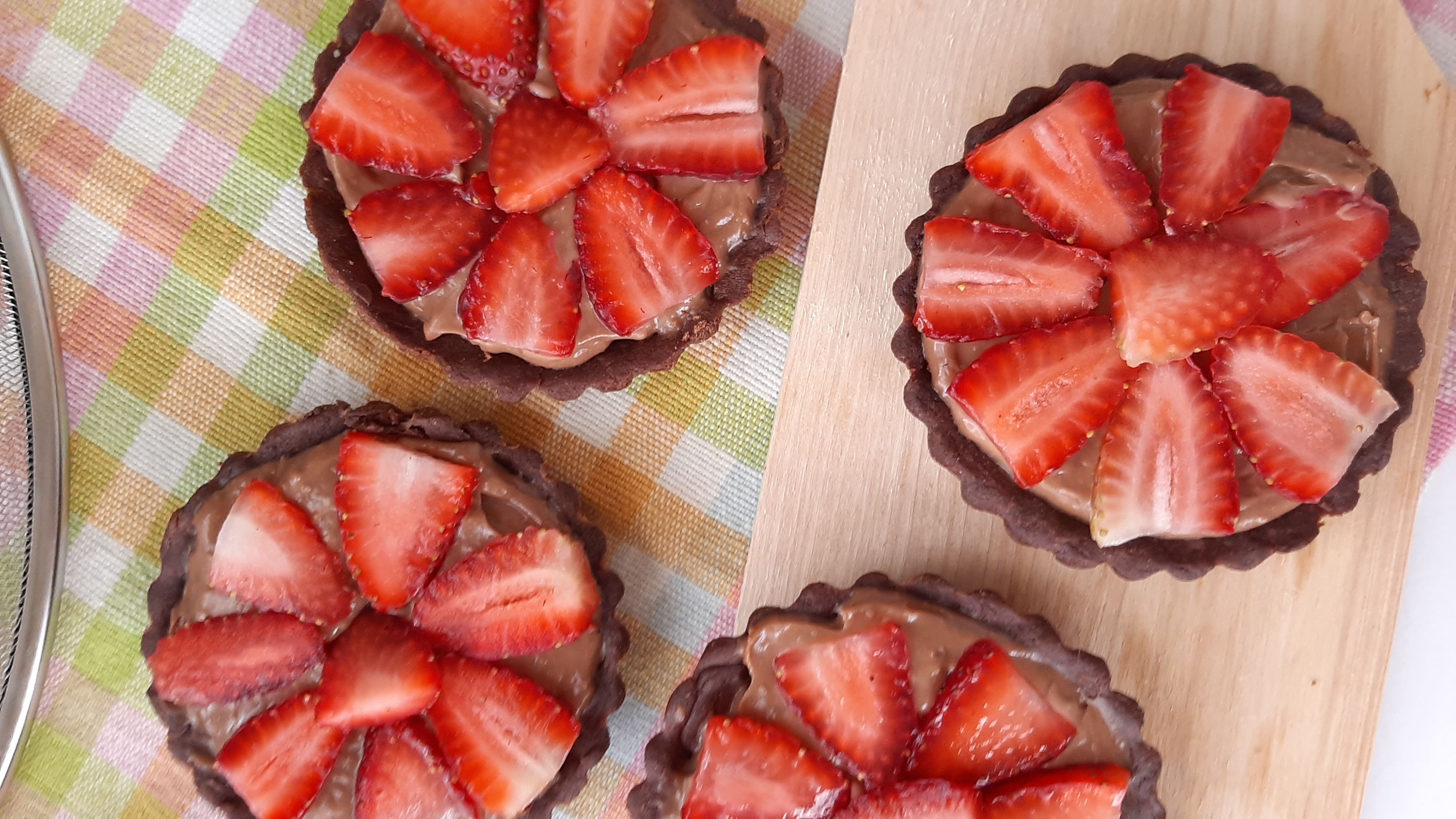 🍓 Tartaletas de Chocolate
