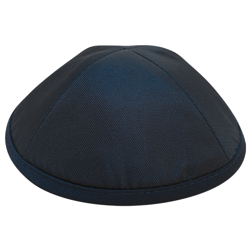 כיפה בד מהודרת כחול כהה