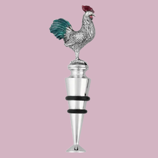 Rooster Wine Bottle Stopper