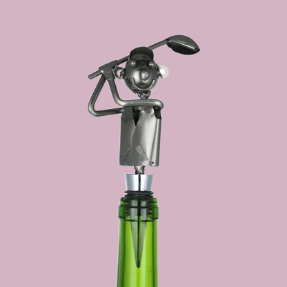 Golf Player Bottle Stopper