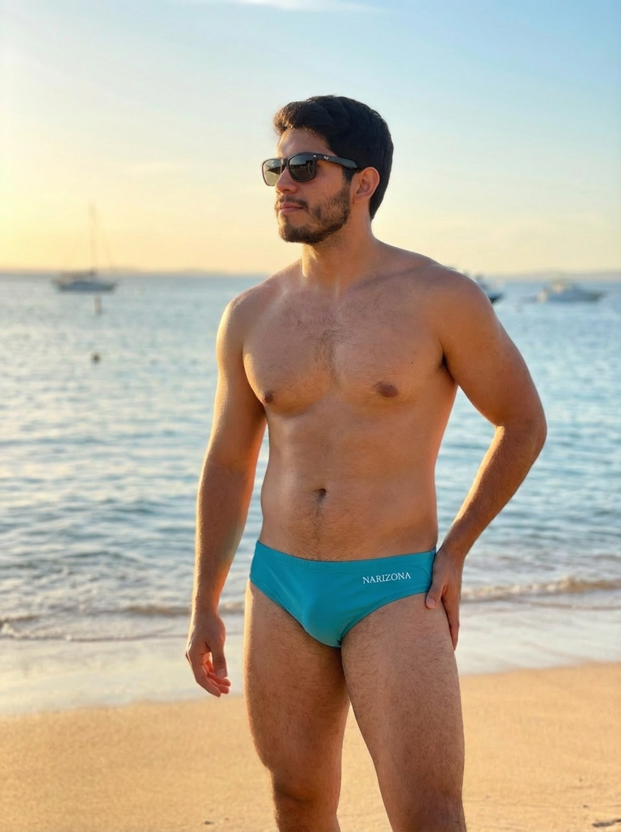 Narizona Blue Bikini Bottom