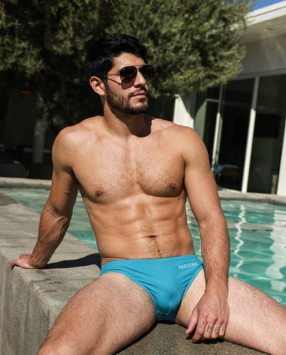 Narizona Blue Bikini Bottom