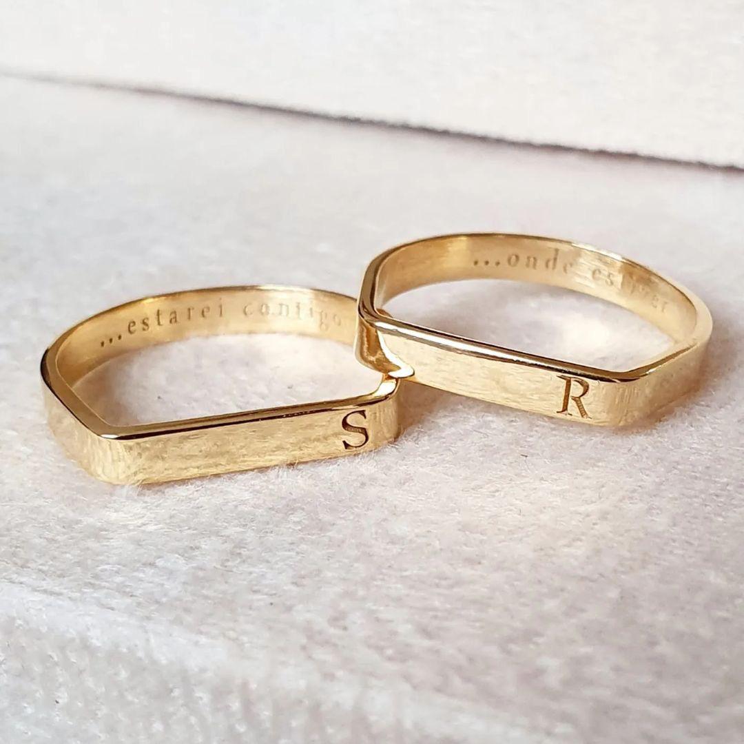 Anillos de oro personalizados