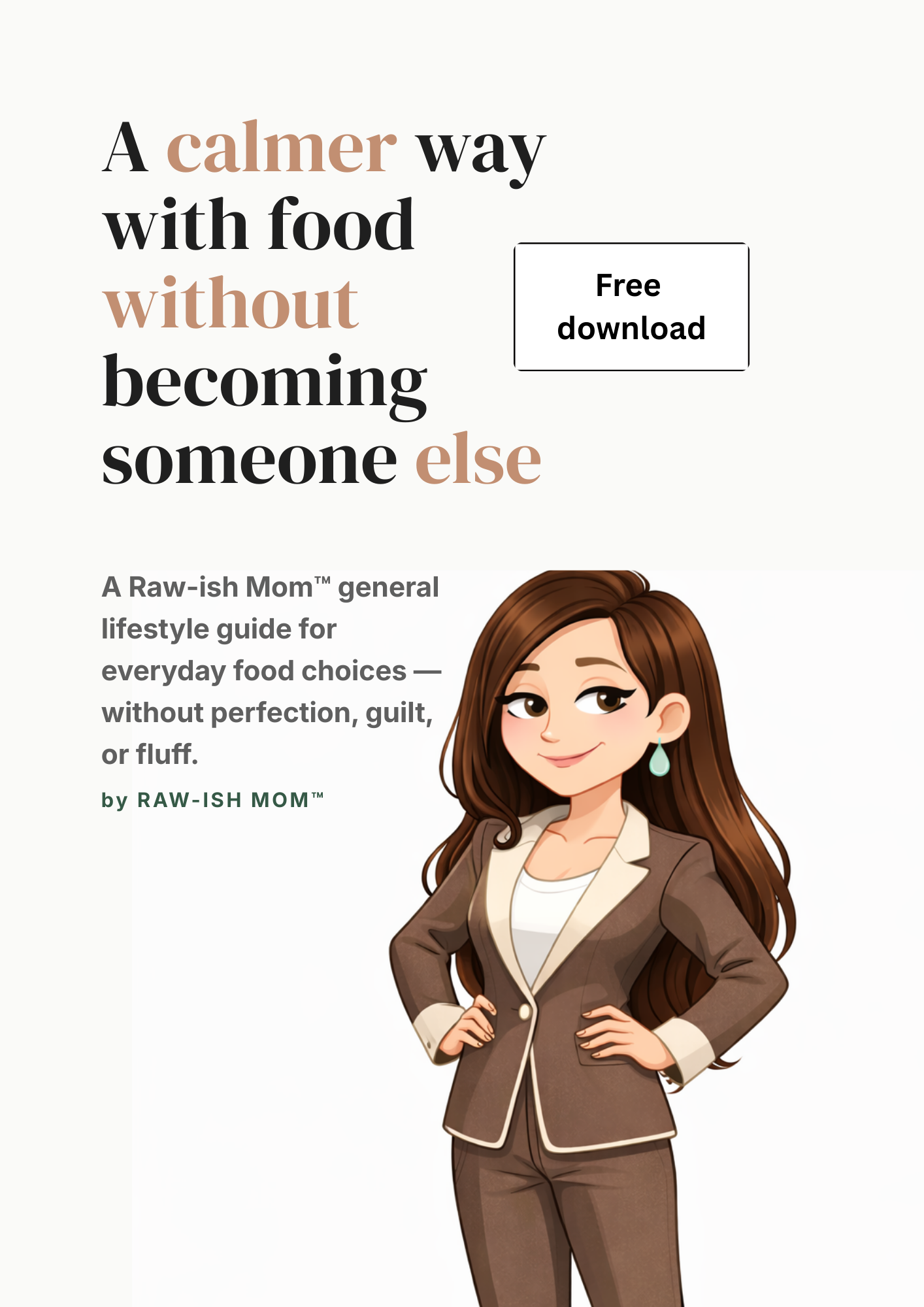 A calmer way with food without becoming someone else