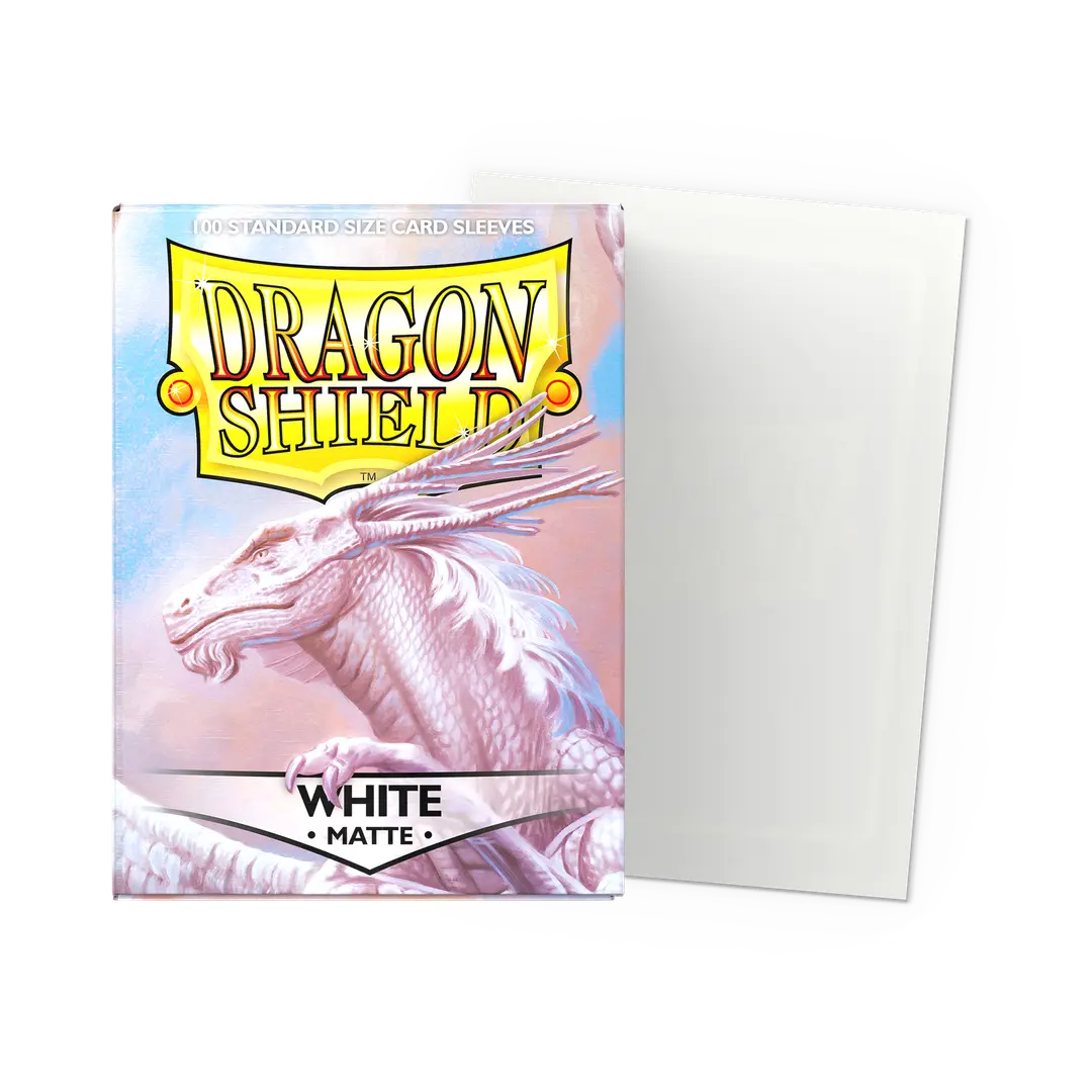 Dragon Shield Fundas Standard Size - White Matte