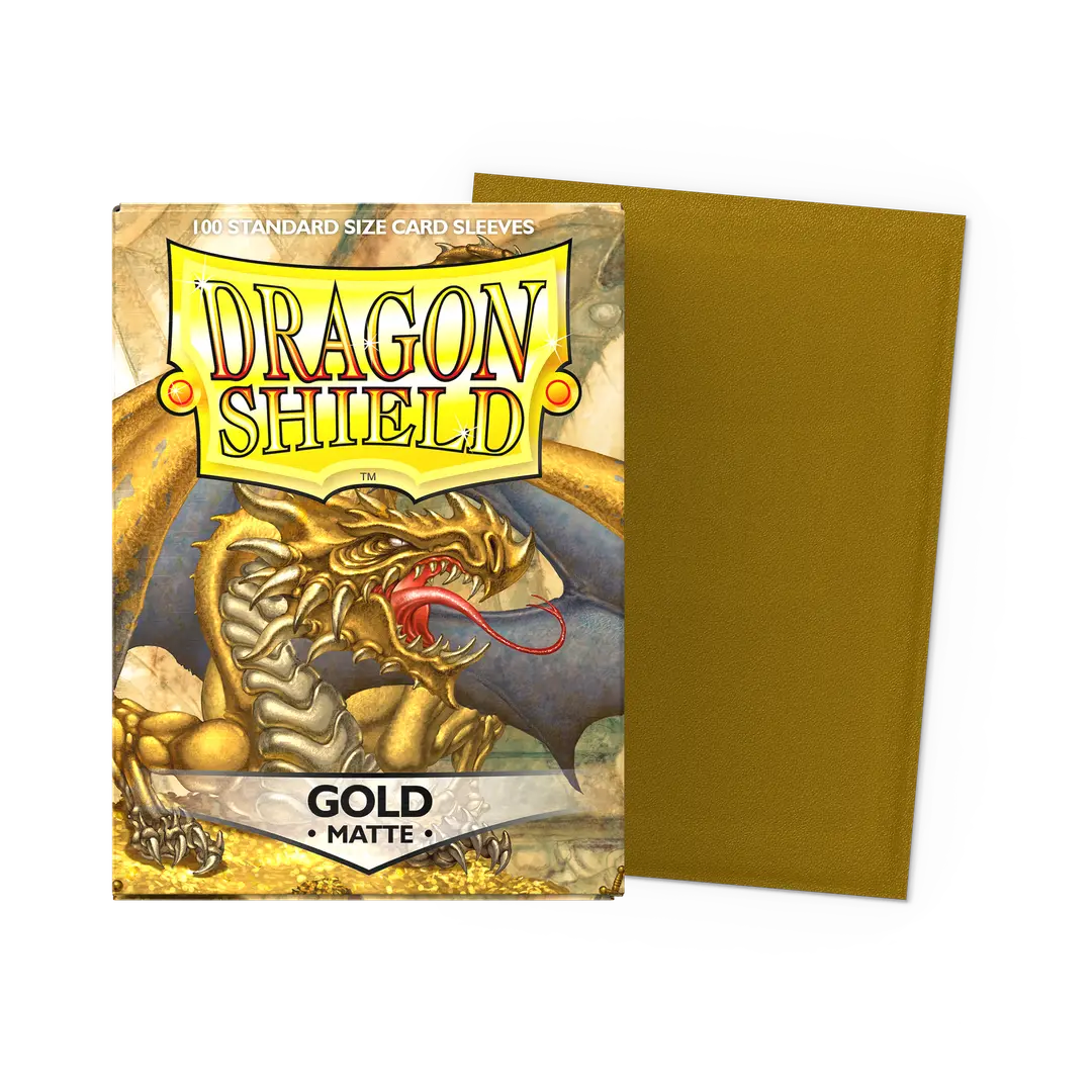 Dragon Shield Fundas Standard Size - Gold Matte
