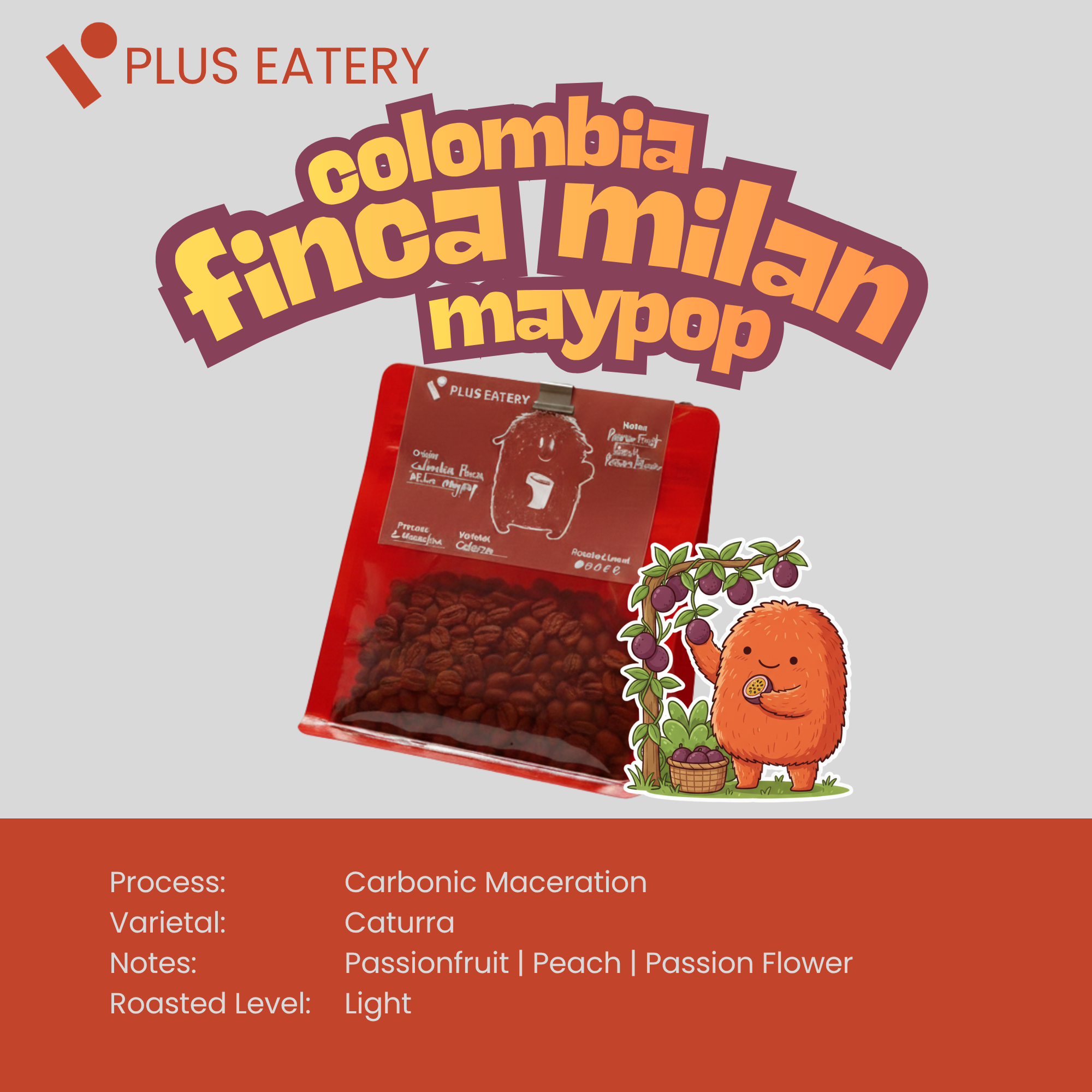 Colombia Finca Milan Maypop Coffee Beans