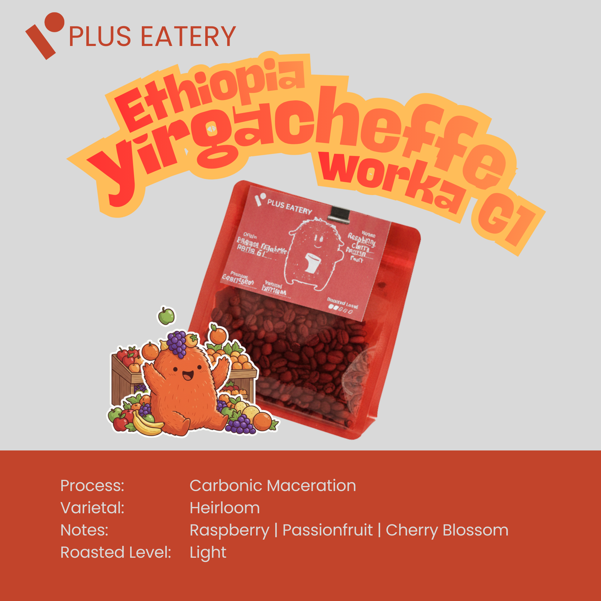 Ethiopia Yirgacheffe Worka G1 Coffee Beans