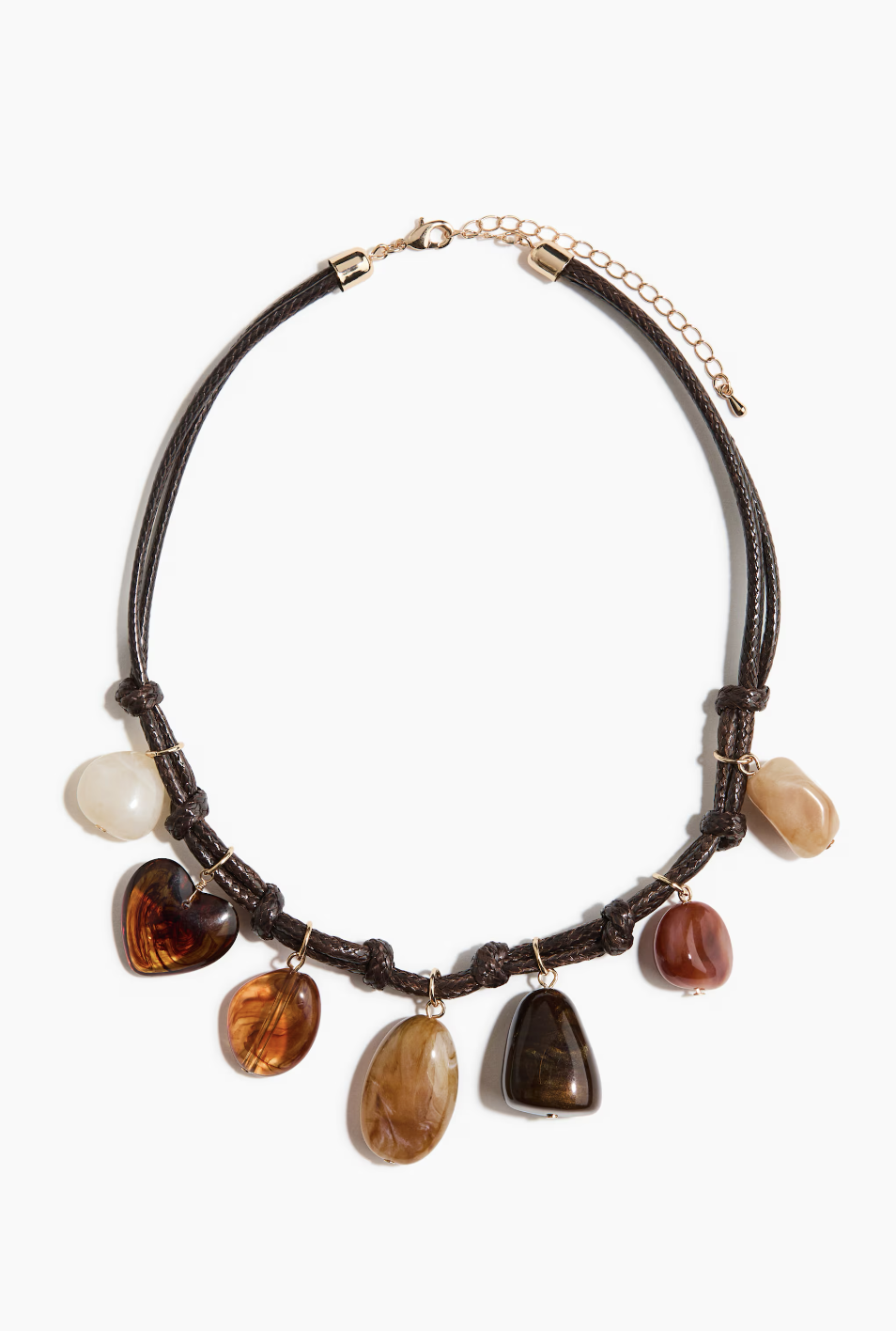 Collar con piedras naturales
