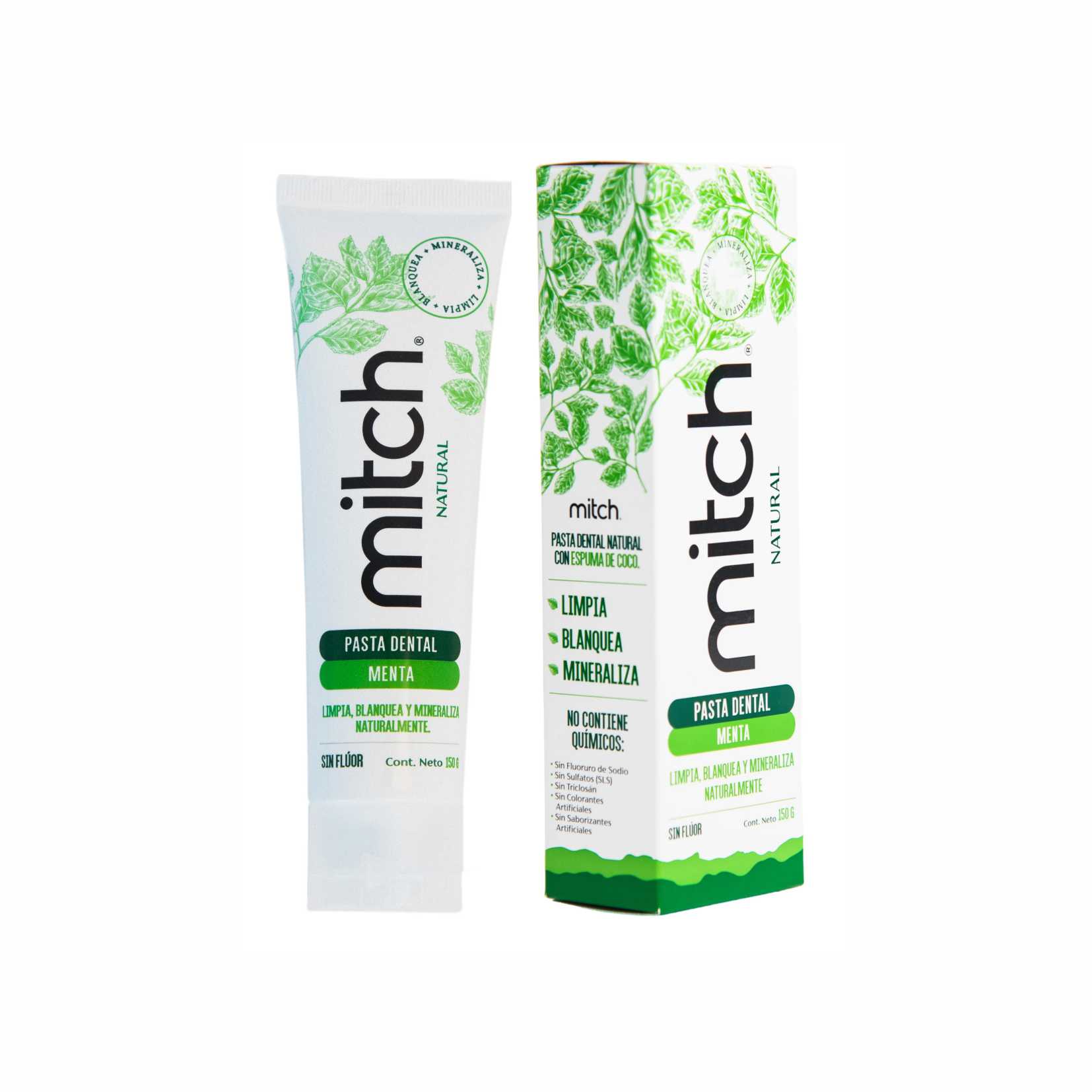Pasta Dental Mitch Natural Menta
